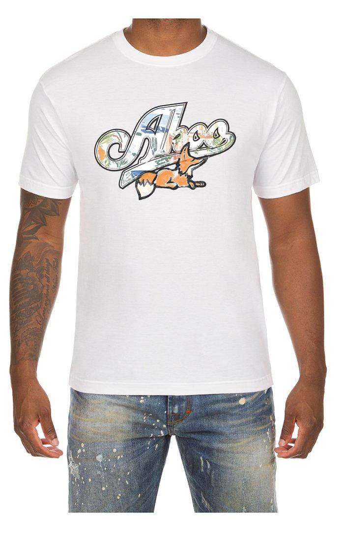 AKOO Men's Snobby Coastline Short Sleeve Tee - White - WHITE